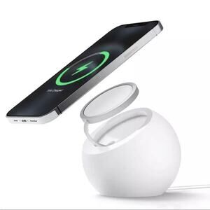 iPhone 12 /13 Magsafe Wireless Magnetic Charger Round Dock Charging Holder Stand